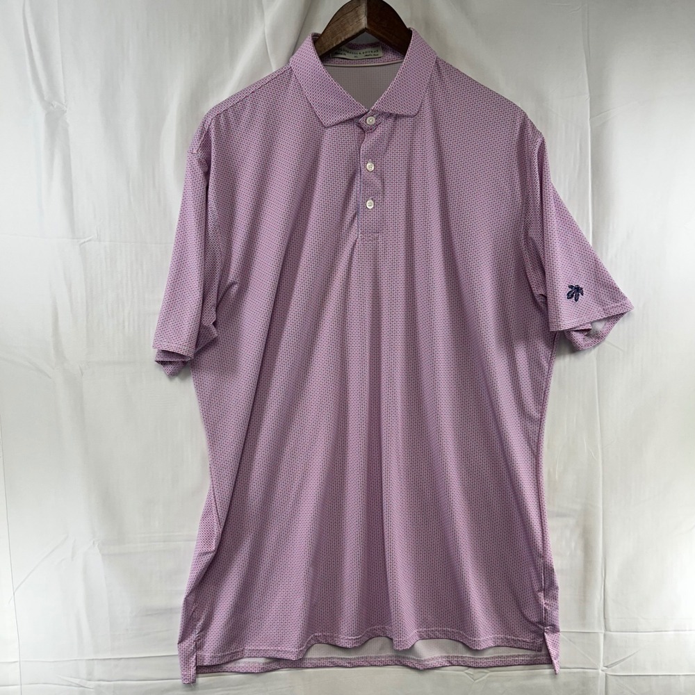 Holderness & Bourne Polo Mens XL Pink The Davis Windsor/Regent Tailored Fit